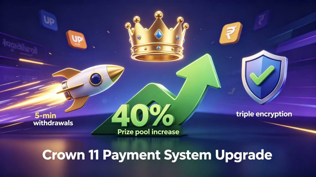 Crown 11 Payment System Upgrade Announcement
